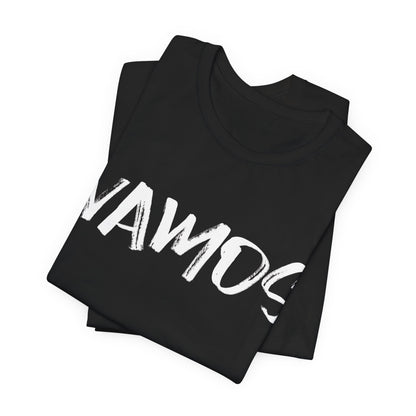 Vamos T-Shirt — Bold Brush Script Graphic Tee