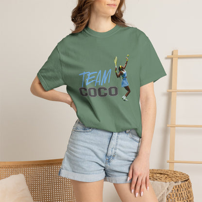 Team Coco Gauff Tennis T-Shirt — "TEAM COCO" Tennis Player Graphic Tee