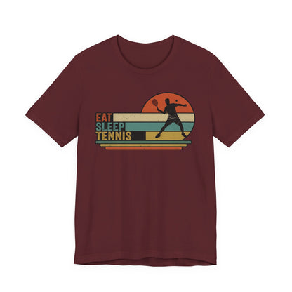 Eat Sleep Tennis Vintage Graphic Tee