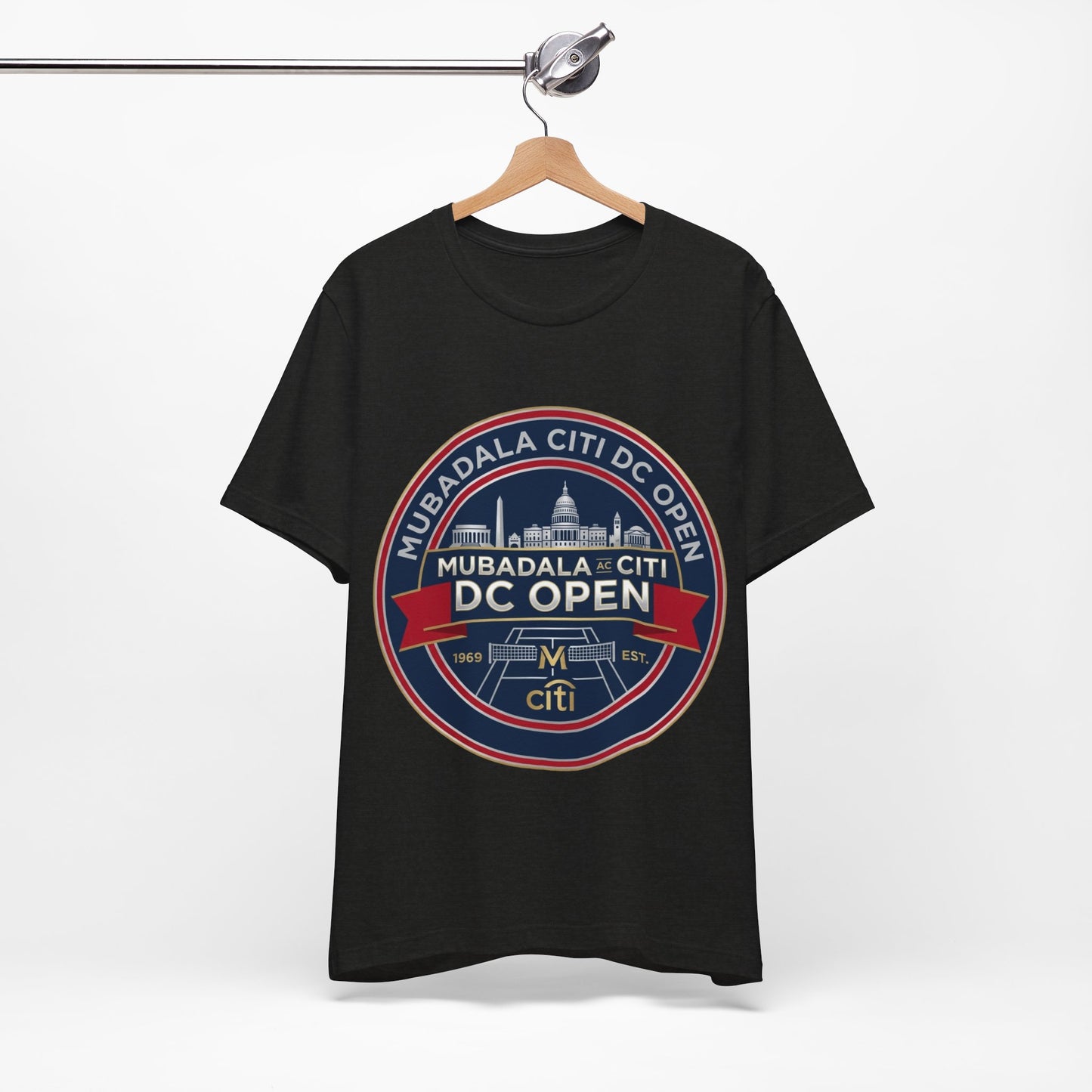 DC Open Tennis Tee — 'Mubadala Citi DC Open' Vintage Badge Shirt