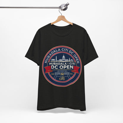 DC Open Tennis Tee — 'Mubadala Citi DC Open' Vintage Badge Shirt