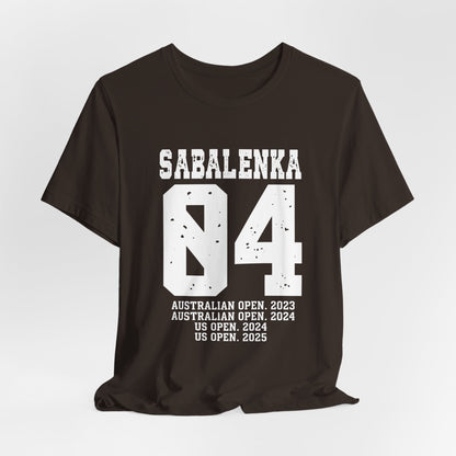 Sabalenka Short Sleeve Tee — Minimal Classic Blank T‑Shirt