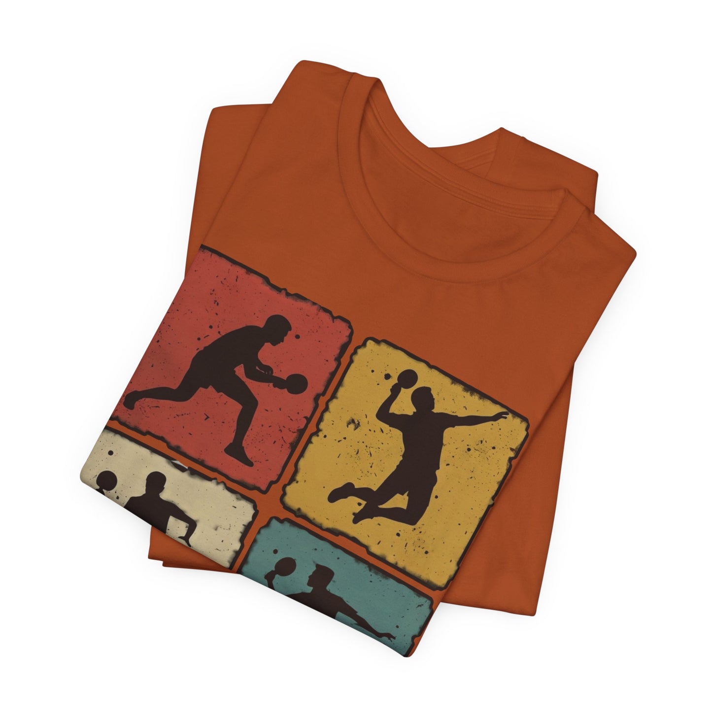 Tennis Silhouette Tee — Retro Vintage Graphic Shirt
