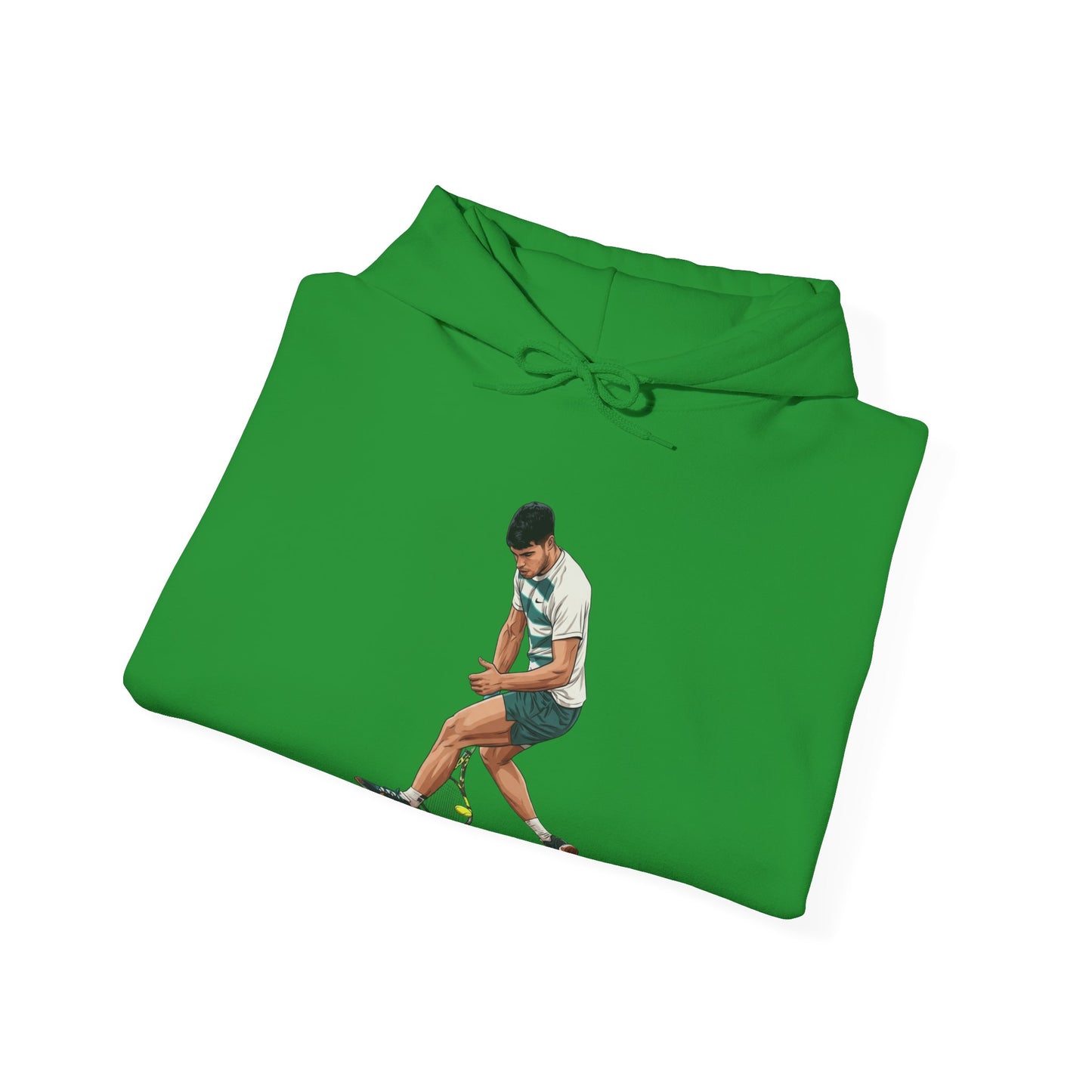 Vintage Tennis Hoodie — "It’s Carlos Alcaraz" Retro Tennis Illustration Sweatshirt