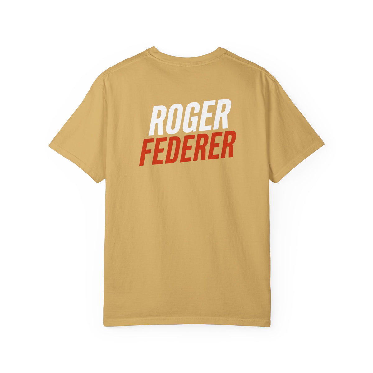 Federer Cartoon Tennis T-Shirt — Retro Athlete Graphic Tee