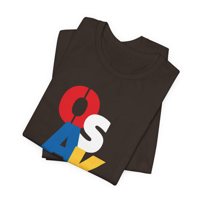 Tennis player Naomi Osaka Color Block Vertical Logo Tee
