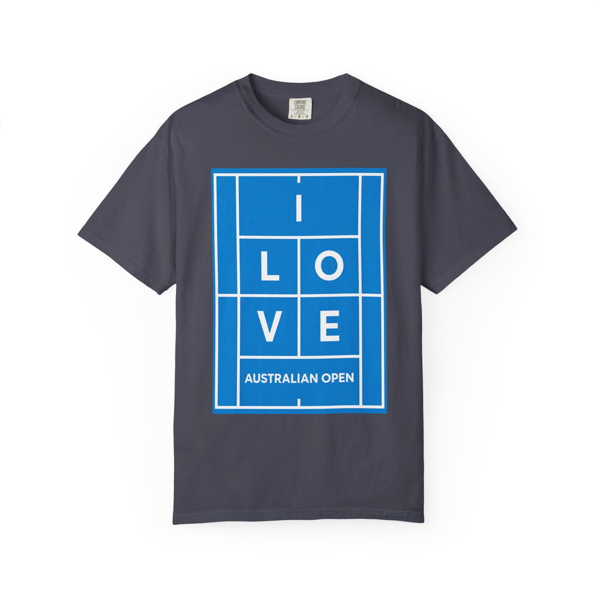 Australian Open 'I Love' Tennis Court Graphic T-Shirt