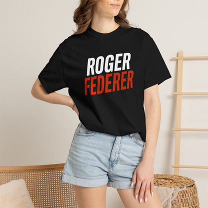 Roger Federer Retro Tennis T-Shirt