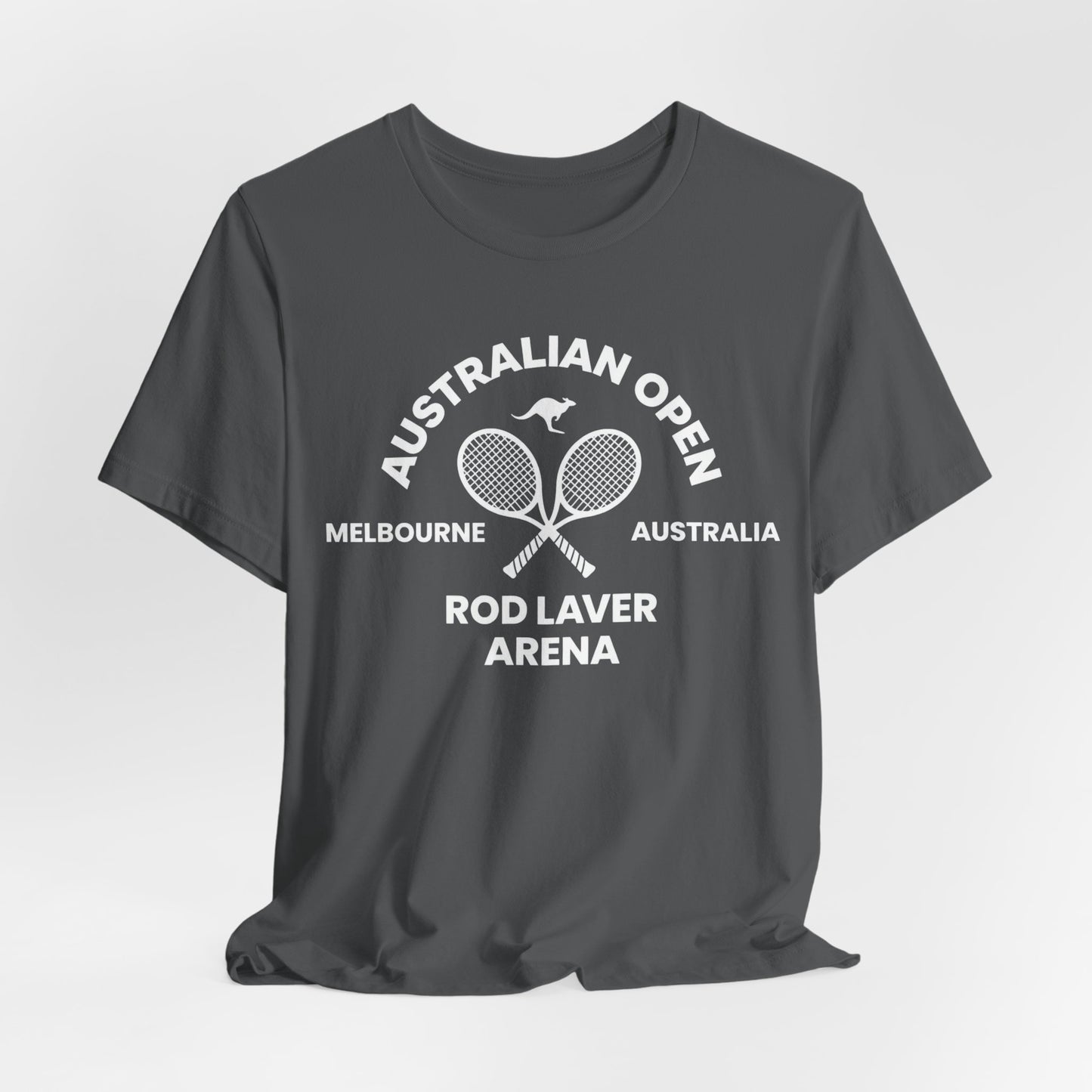 Classic White Tennis Tee — Unisex Jersey Short Sleeve