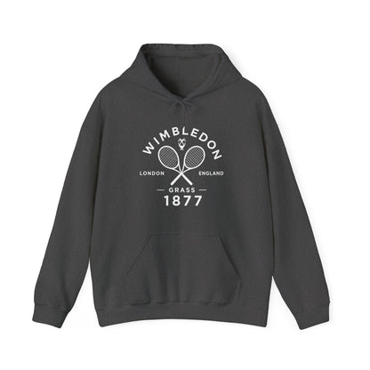 Wimbledon 1877 Tennis Hoodie — Classic Racquets Logo Pullover