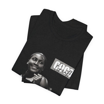 GOGP Graphic Tee — Black & White Motivational Photo T-Shirt