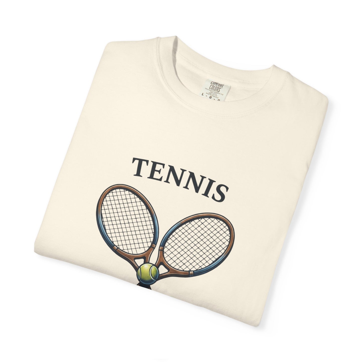 Tennis Anyone? Graphic T-Shirt — Vintage Racket & Ball Tee for Tennis Players