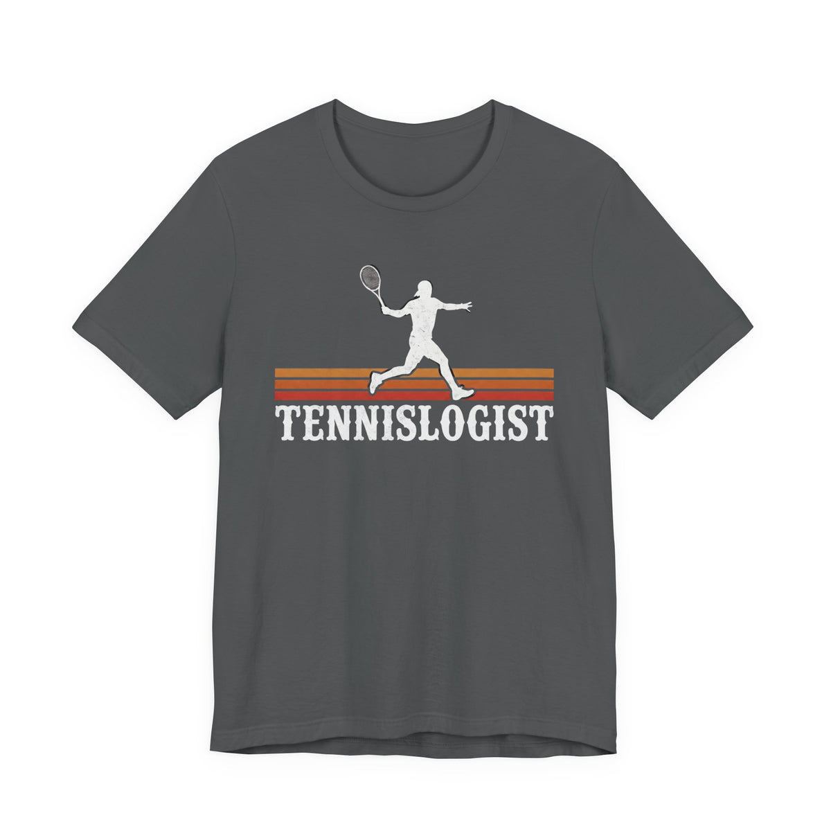 Tennislogist T‑Shirt – Retro Tennis Player Graphic Tee for Coaches & Fans