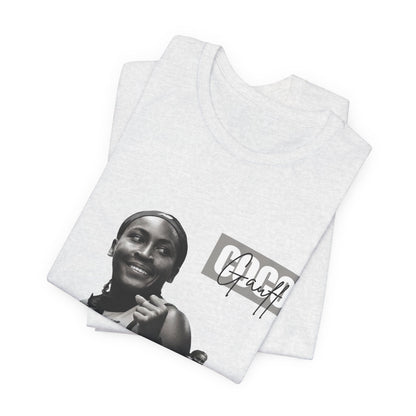 GOGP Graphic Tee — Black & White Motivational Photo T-Shirt