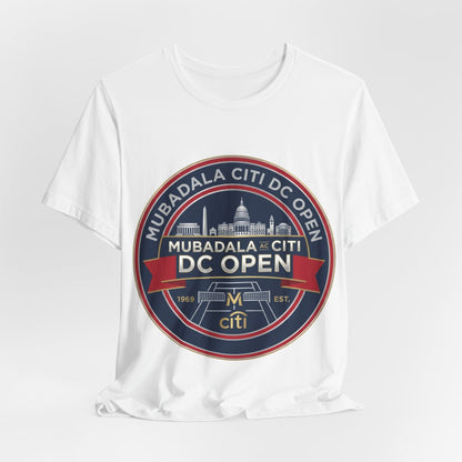 DC Open Tennis Tee — 'Mubadala Citi DC Open' Vintage Badge Shirt