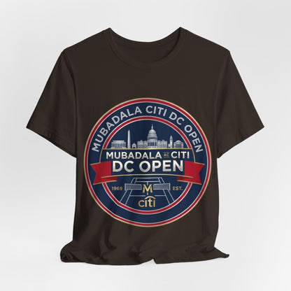 DC Open Tennis Tee — 'Mubadala Citi DC Open' Vintage Badge Shirt