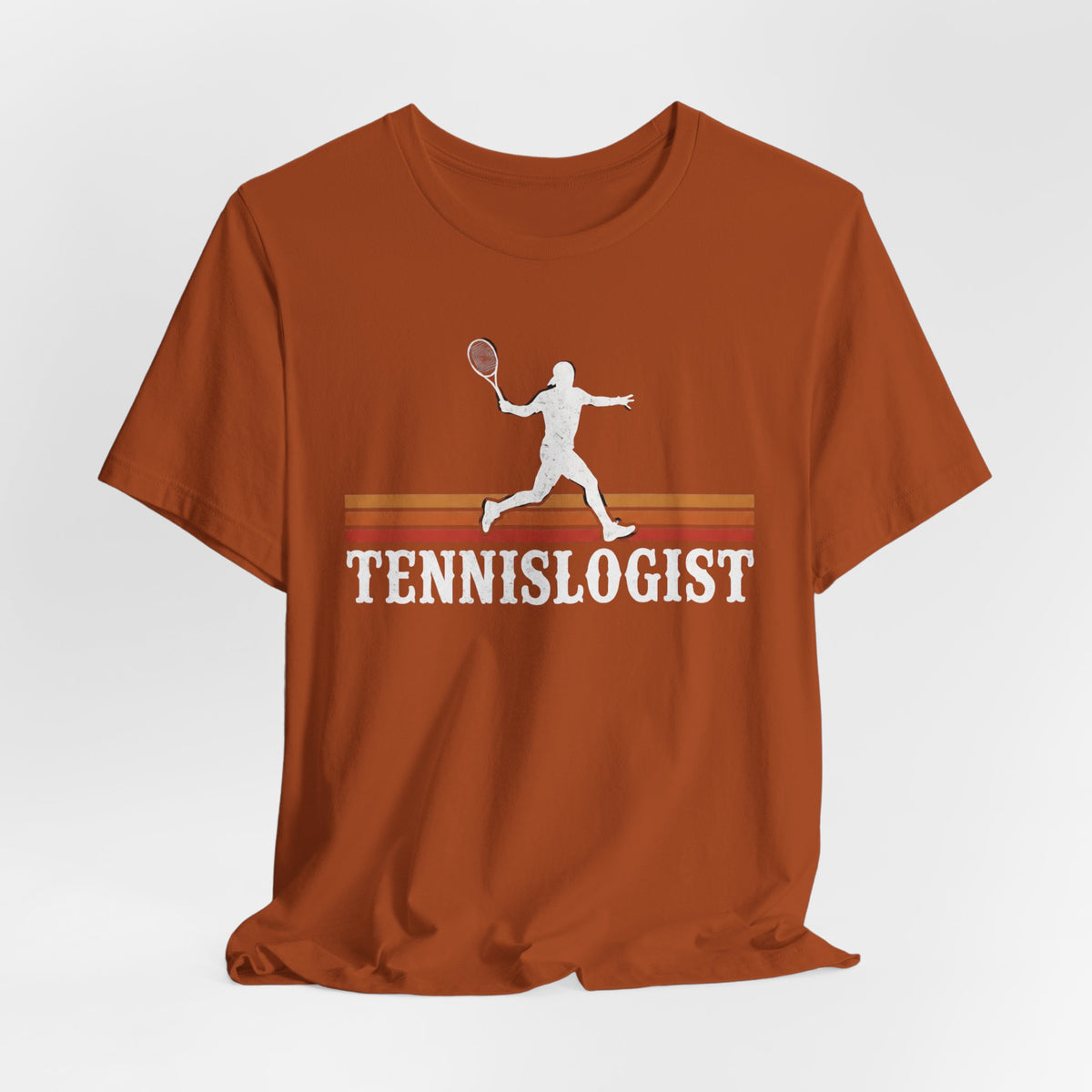 Tennislogist T‑Shirt – Retro Tennis Player Graphic Tee for Coaches & Fans
