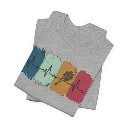Drum Heartbeat T-Shirt – Retro Brushstroke Drumstick Heartbeat Tee