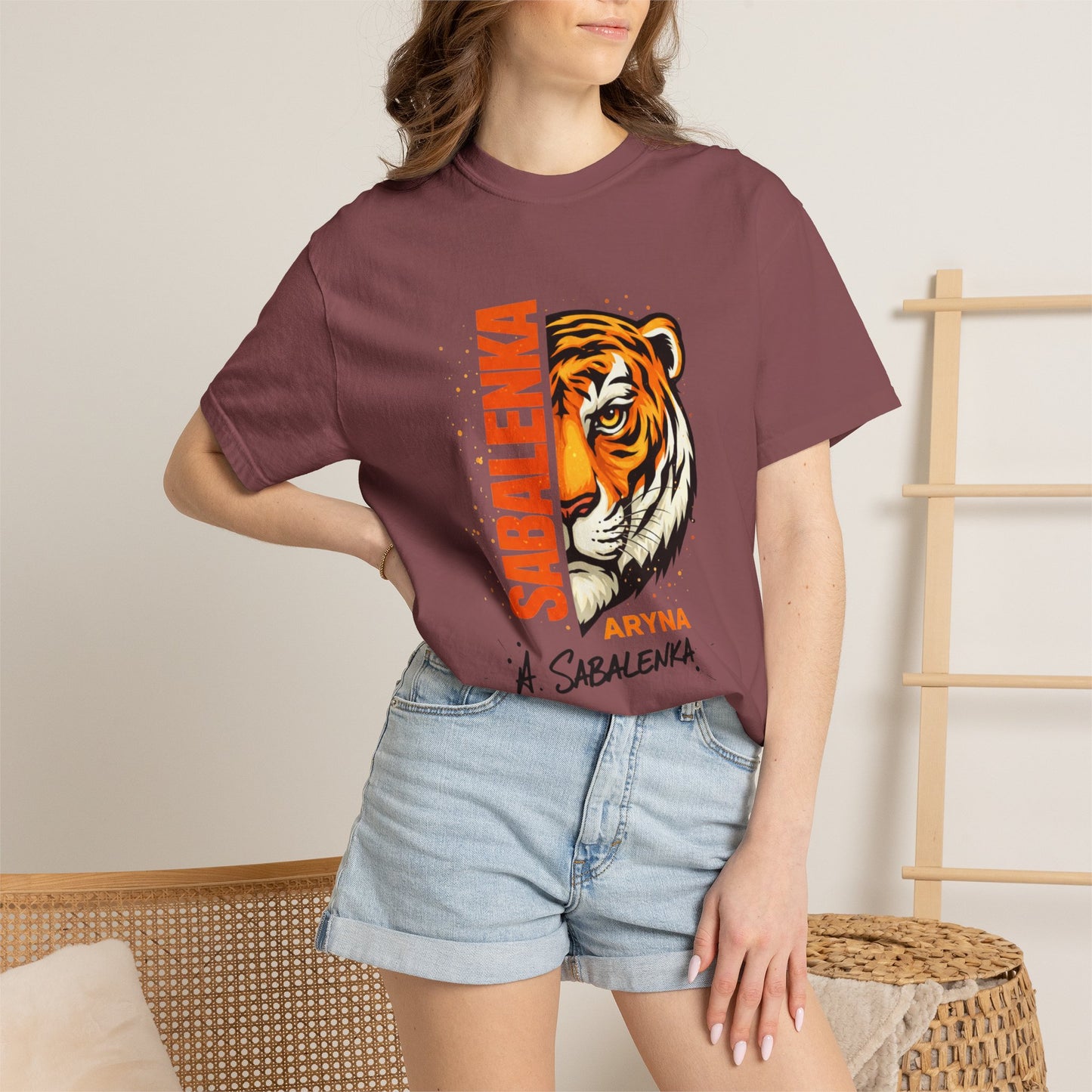 Aryna Sabalenka Tiger T-Shirt — Sabalenka Tennis Fan Tee