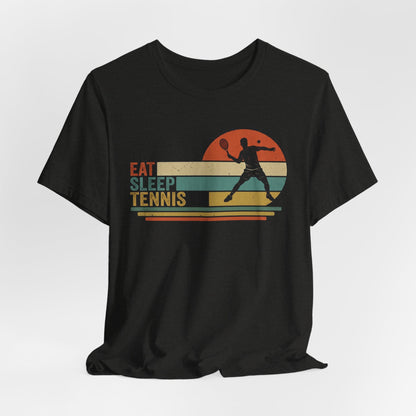 Eat Sleep Tennis Vintage Graphic Tee