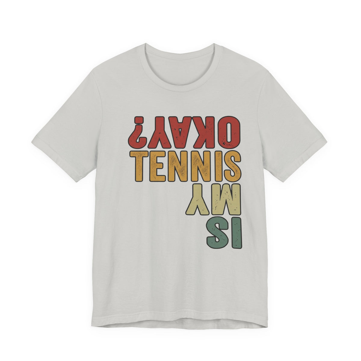 Tennis Is My Okay? Tee — Retro Tennis Graphic T-Shirt