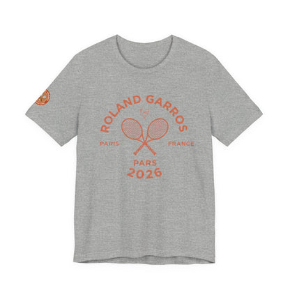 Roland Garros 2026 Tennis Tee – Paris Tournament Graphic T-Shirt