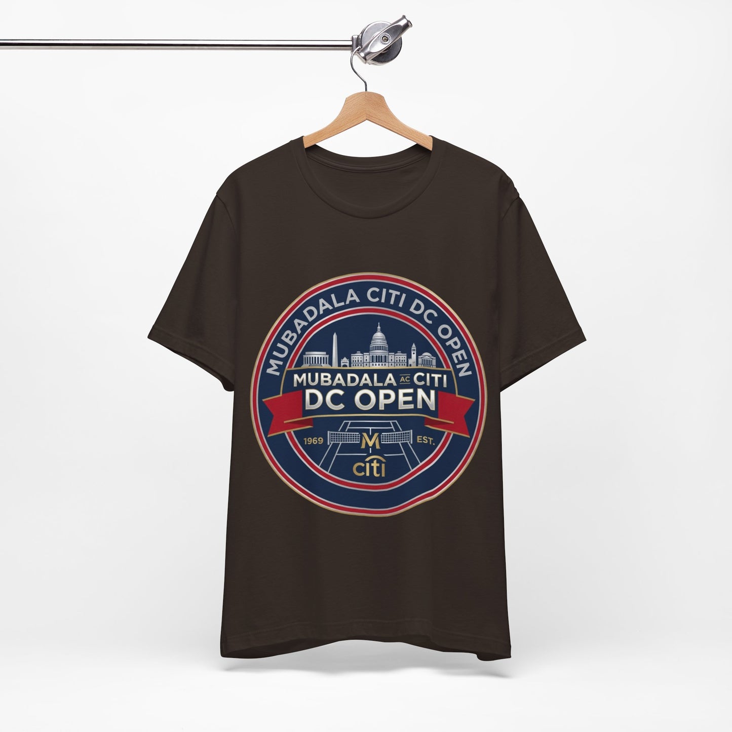 DC Open Tennis Tee — 'Mubadala Citi DC Open' Vintage Badge Shirt