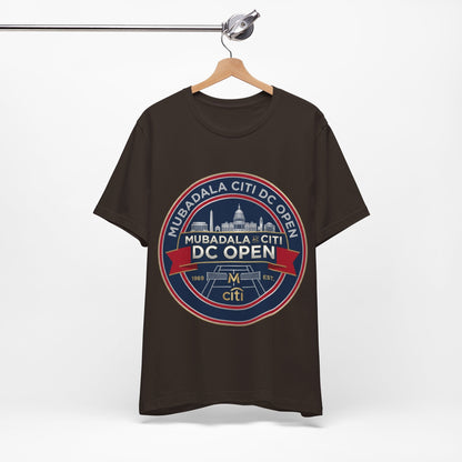 DC Open Tennis Tee — 'Mubadala Citi DC Open' Vintage Badge Shirt