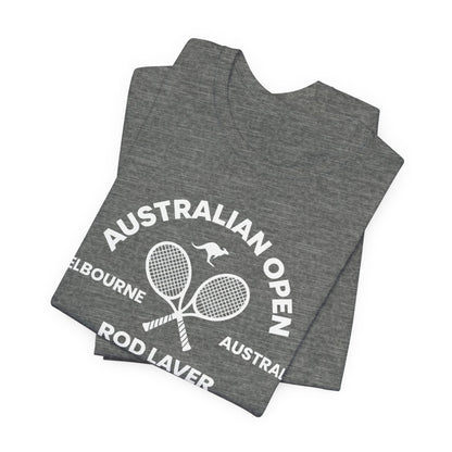 Classic White Tennis Tee — Unisex Jersey Short Sleeve