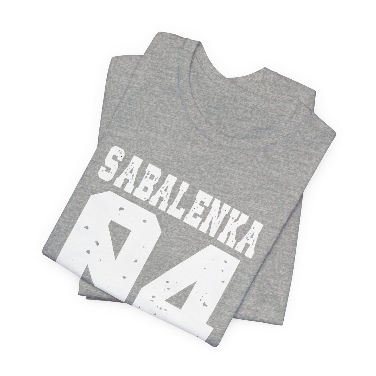 Sabalenka Short Sleeve Tee — Minimal Classic Blank T‑Shirt