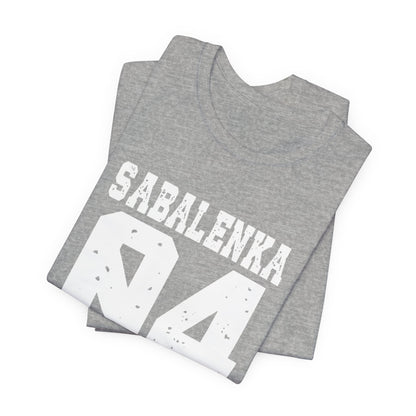 Sabalenka Short Sleeve Tee — Minimal Classic Blank T‑Shirt