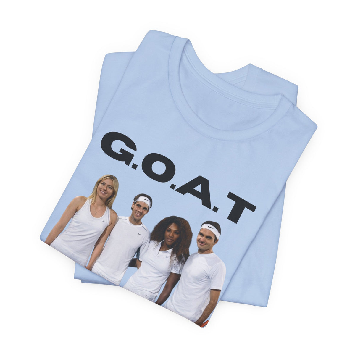 G.O.A.T. Tennis Team Graphic Tee - Federer, Serena, Nadal, Sharapova