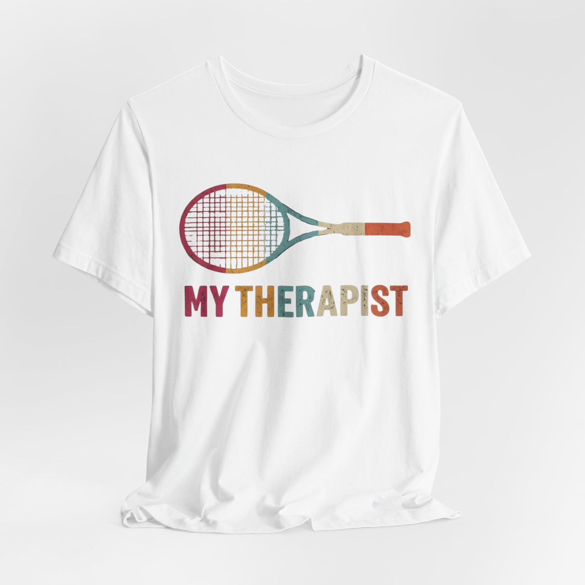 Tennis 'My Therapist' Graphic Tee — Funny Tennis Player Gift