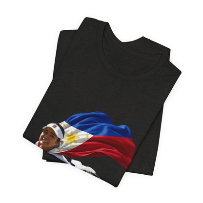 Tennis Superhero Tee — Philippine Flag Athlete Graphic