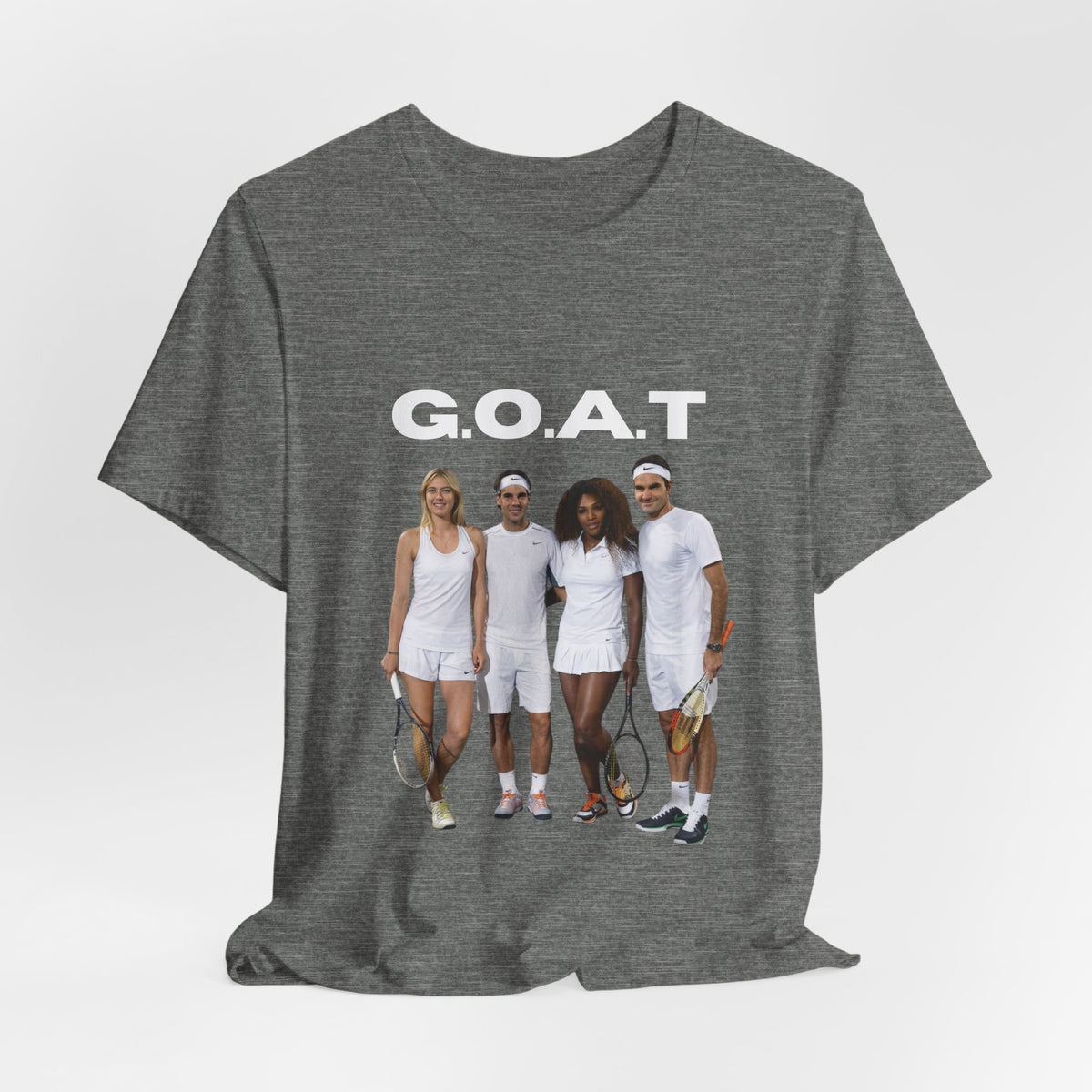 GOAT Tennis Players T-Shirt – Vintage Court Team Graphic Tee