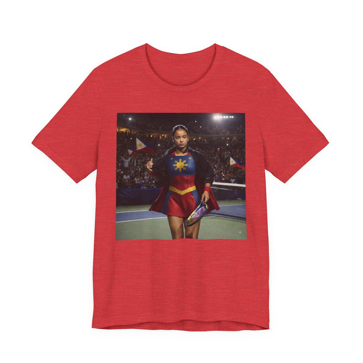 Alex Eala Tennis T‑Shirt — Filipino Tennis Star Photo Tee