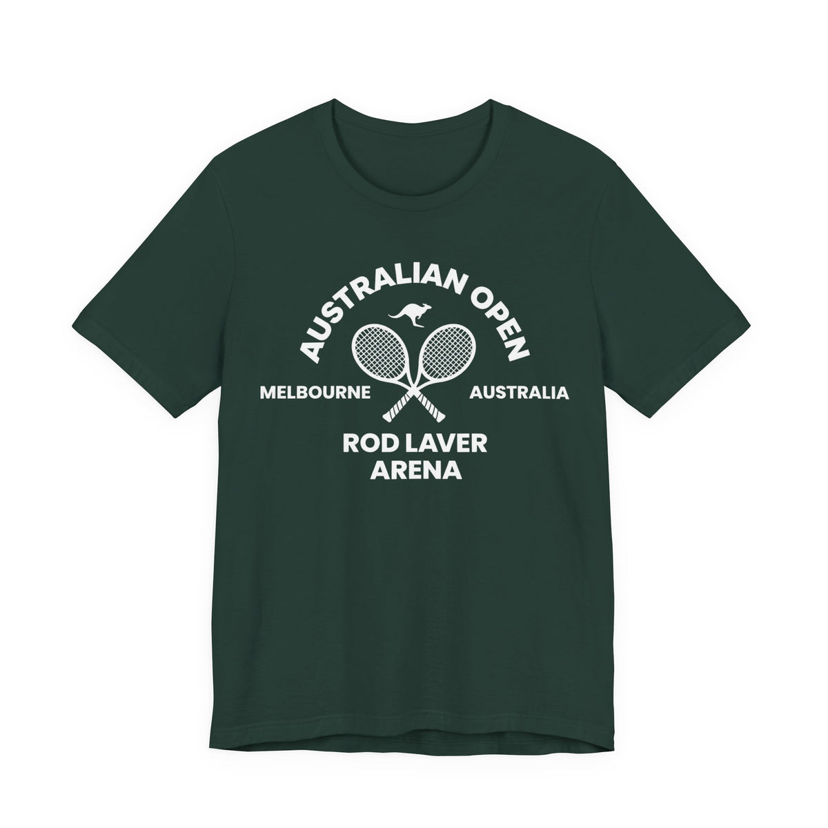 Classic White Tennis Tee — Unisex Jersey Short Sleeve