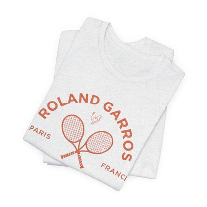 Roland Garros 2026 Tennis Tee – Paris Tournament Graphic T-Shirt