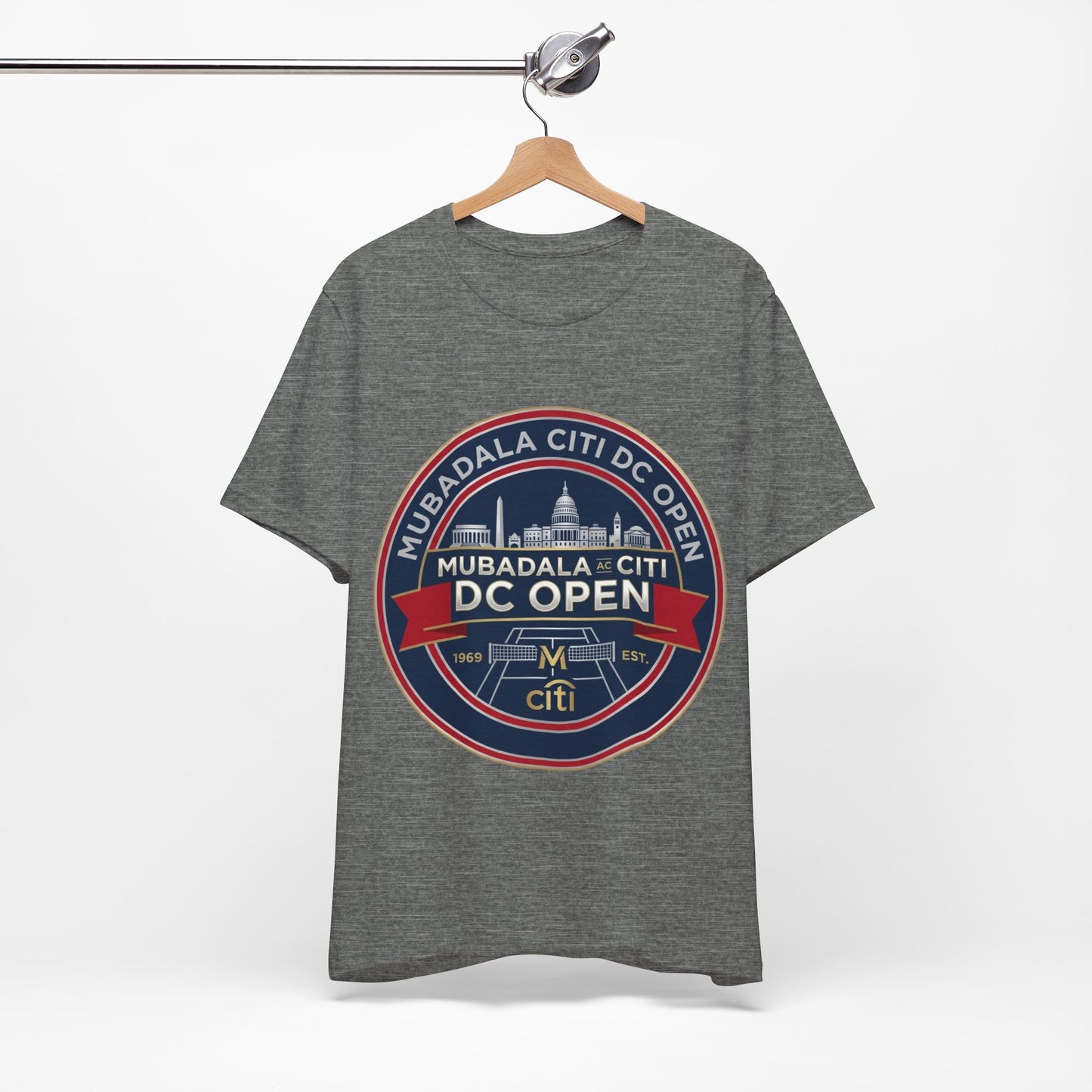 DC Open Tennis Tee — 'Mubadala Citi DC Open' Vintage Badge Shirt
