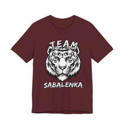 Team Sabalenka Tiger T-Shirt — Tennis Fan Tee