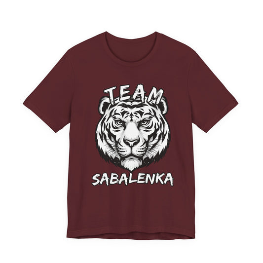 Team Sabalenka Tiger T-Shirt — Tennis Fan Tee