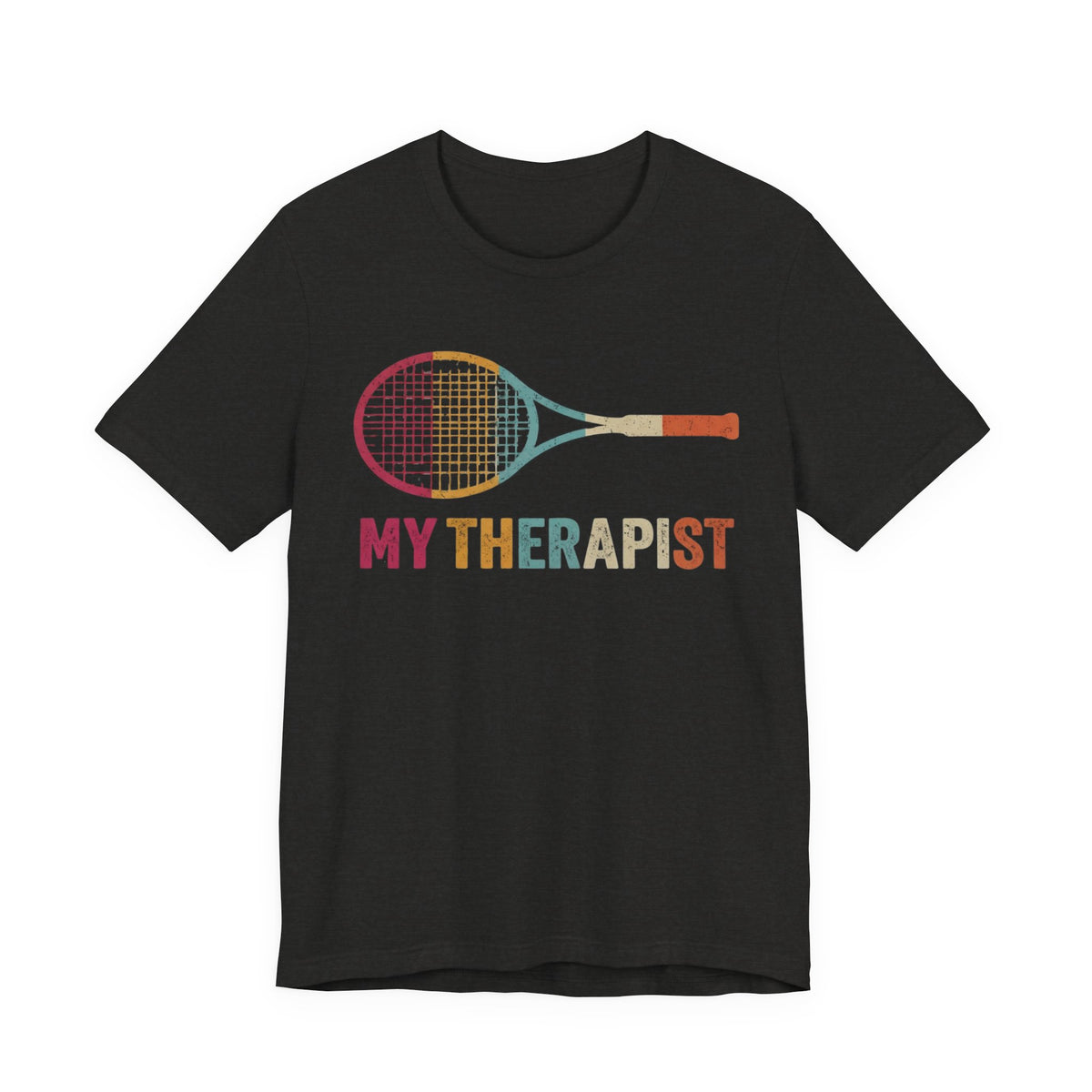 Tennis 'My Therapist' Graphic Tee — Funny Tennis Player Gift