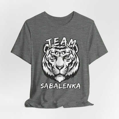 Team Sabalenka Tiger T-Shirt — Tennis Fan Tee