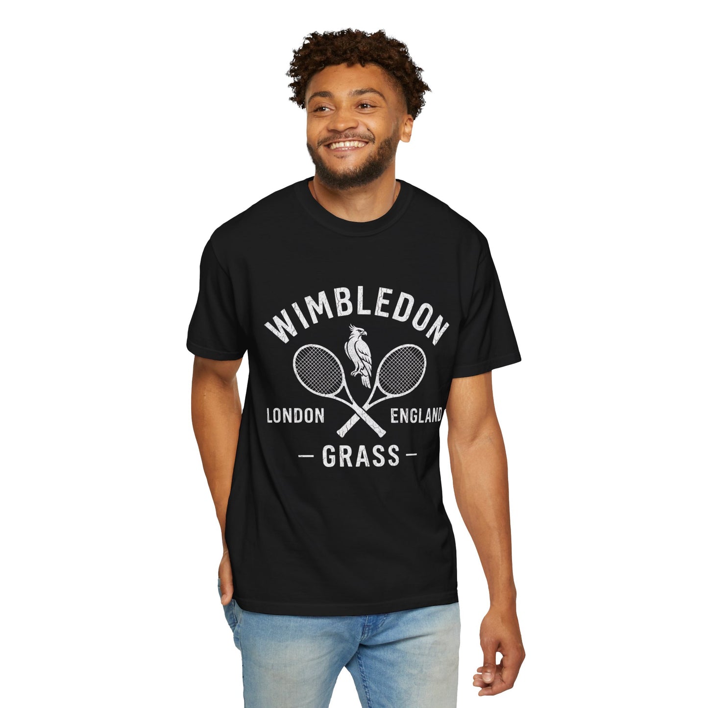 Wimbledon Vintage Tennis Logo T‑Shirt