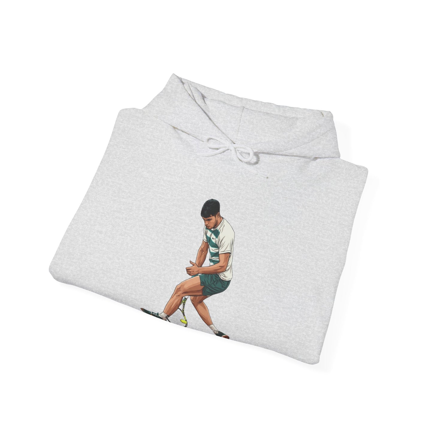 Vintage Tennis Hoodie — "It’s Carlos Alcaraz" Retro Tennis Illustration Sweatshirt