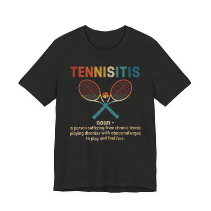Tennisitis T-Shirt – Vintage Tennis Rackets Graphic Tee