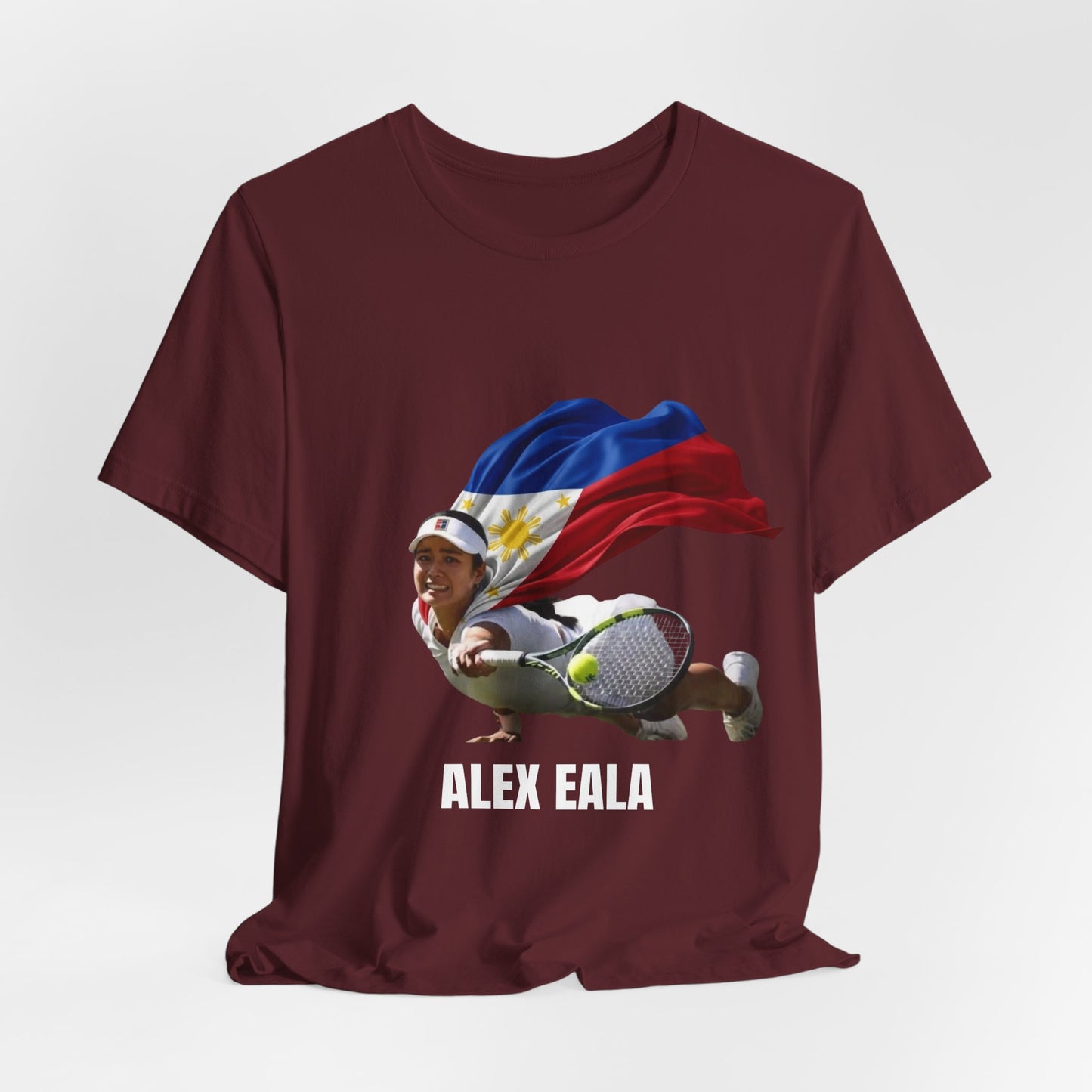 Tennis Superhero Tee — Philippine Flag Athlete Graphic