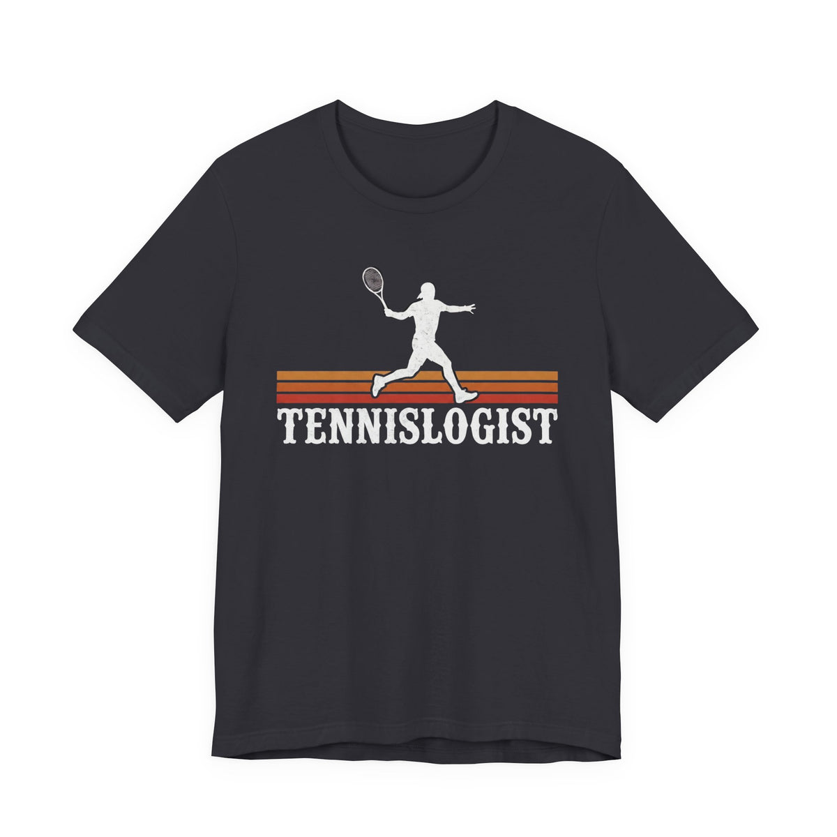Tennislogist T‑Shirt – Retro Tennis Player Graphic Tee for Coaches & Fans