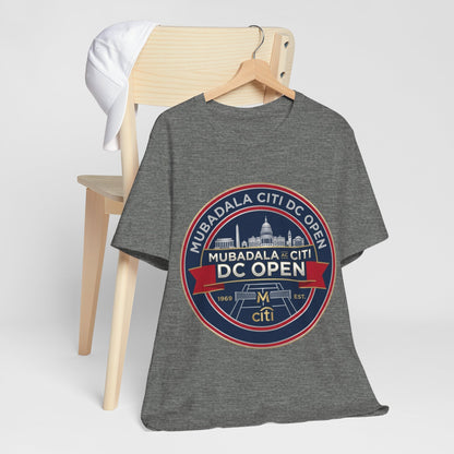 DC Open Tennis Tee — 'Mubadala Citi DC Open' Vintage Badge Shirt