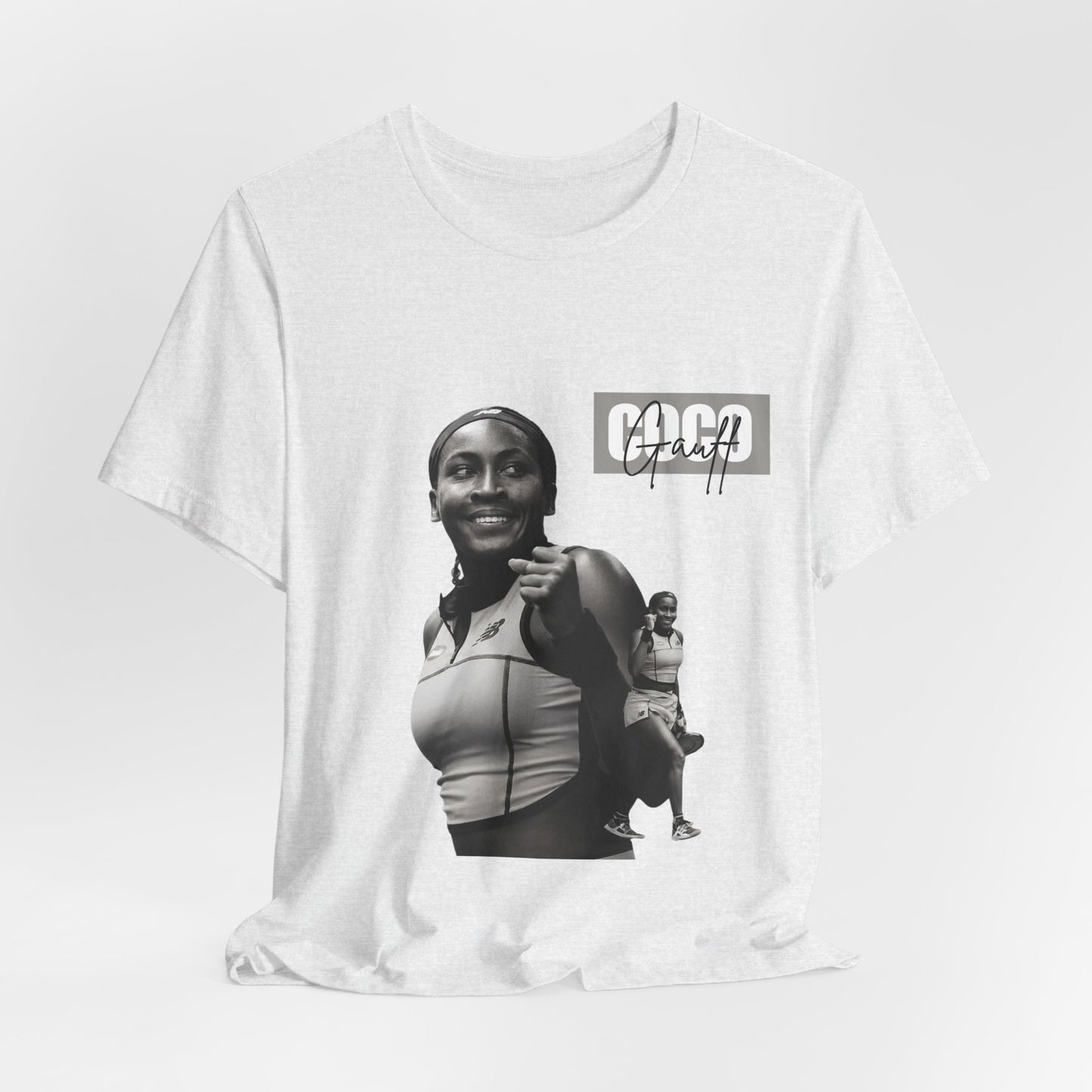 GOGP Graphic Tee — Black & White Motivational Photo T-Shirt